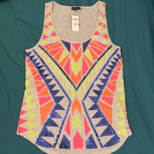 🆕 Express Bright Sequined Tank